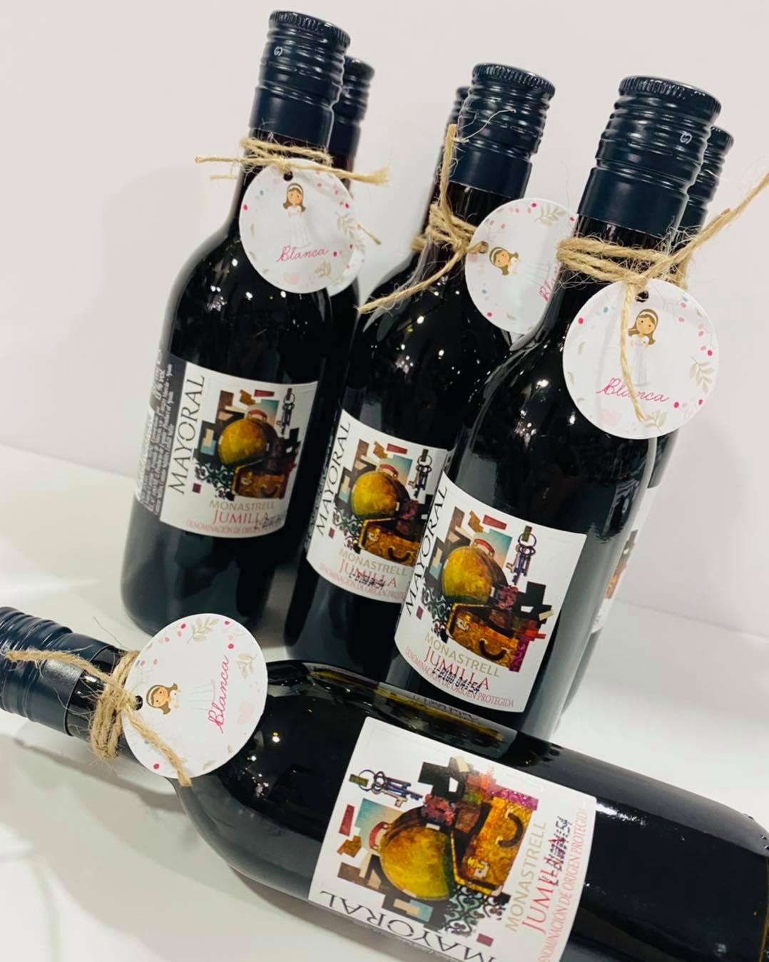 Botellas de vino pequeñas personalizadas