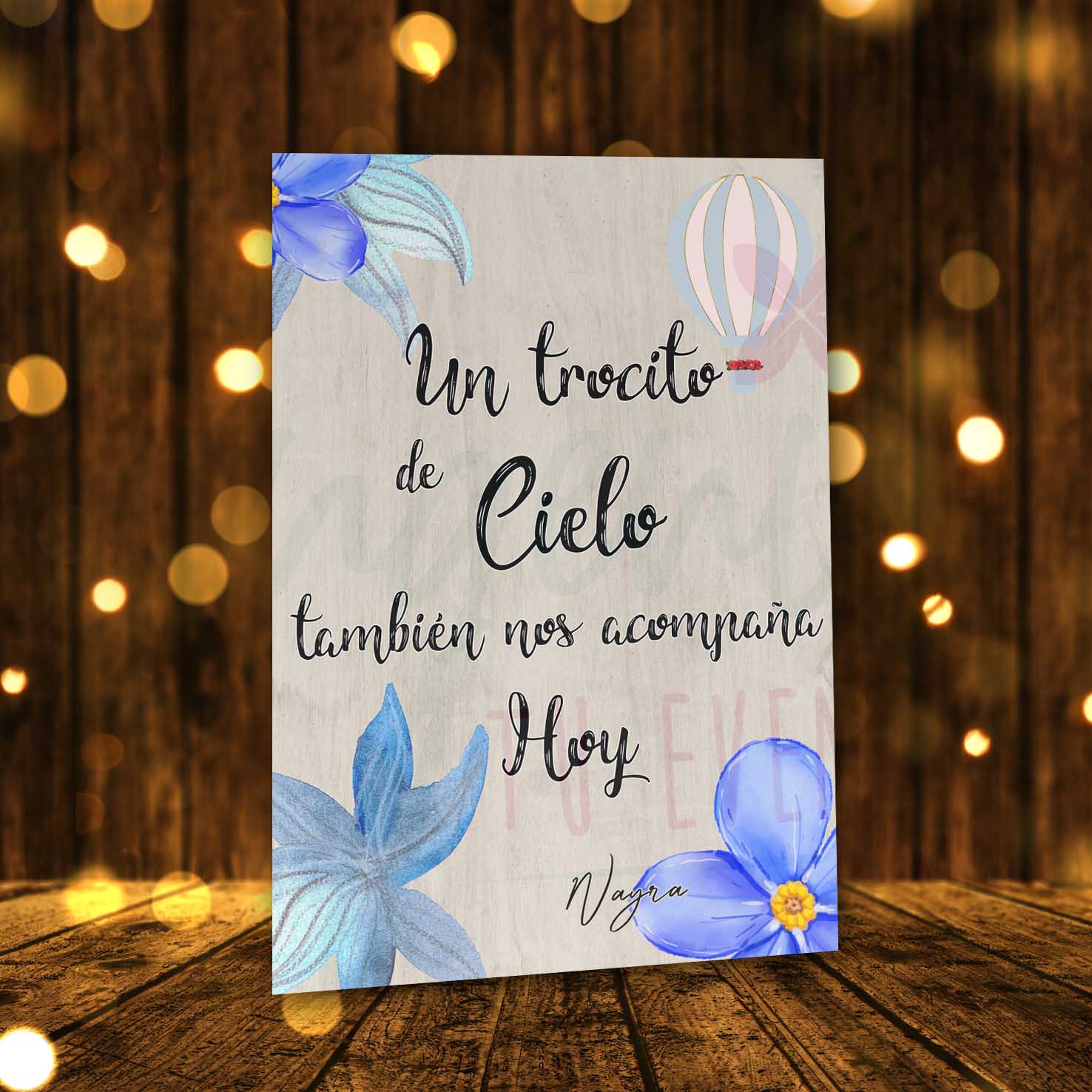 Cartel Cielo