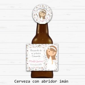 Cerveza personalizada comunión
