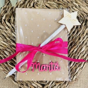 Libreta con nombre