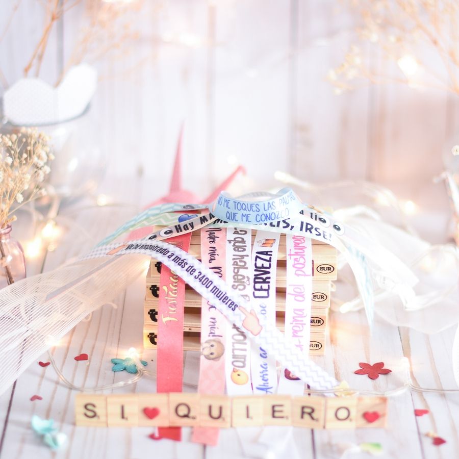 Pack pulseras de tela Comunión