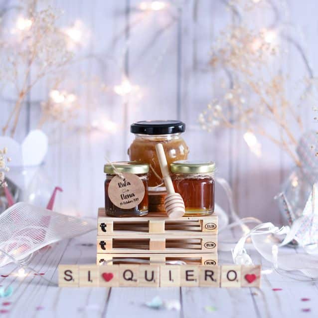 Tarro de miel personalizado