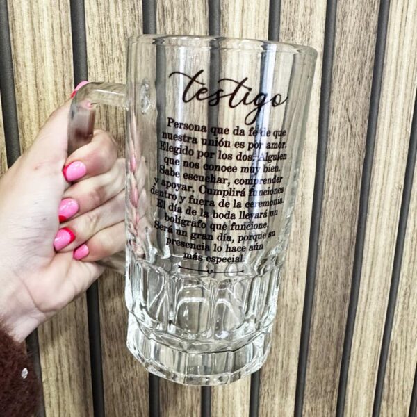 Jarra de cerveza personalizada