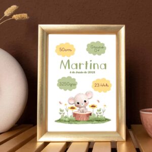 Lámina de Nacimiento Koala